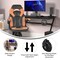Flash Furniture Orange LeatherSoft Gaming Chair - Skate Wheels CH-00095-OR-RLB-GG - alternate 5